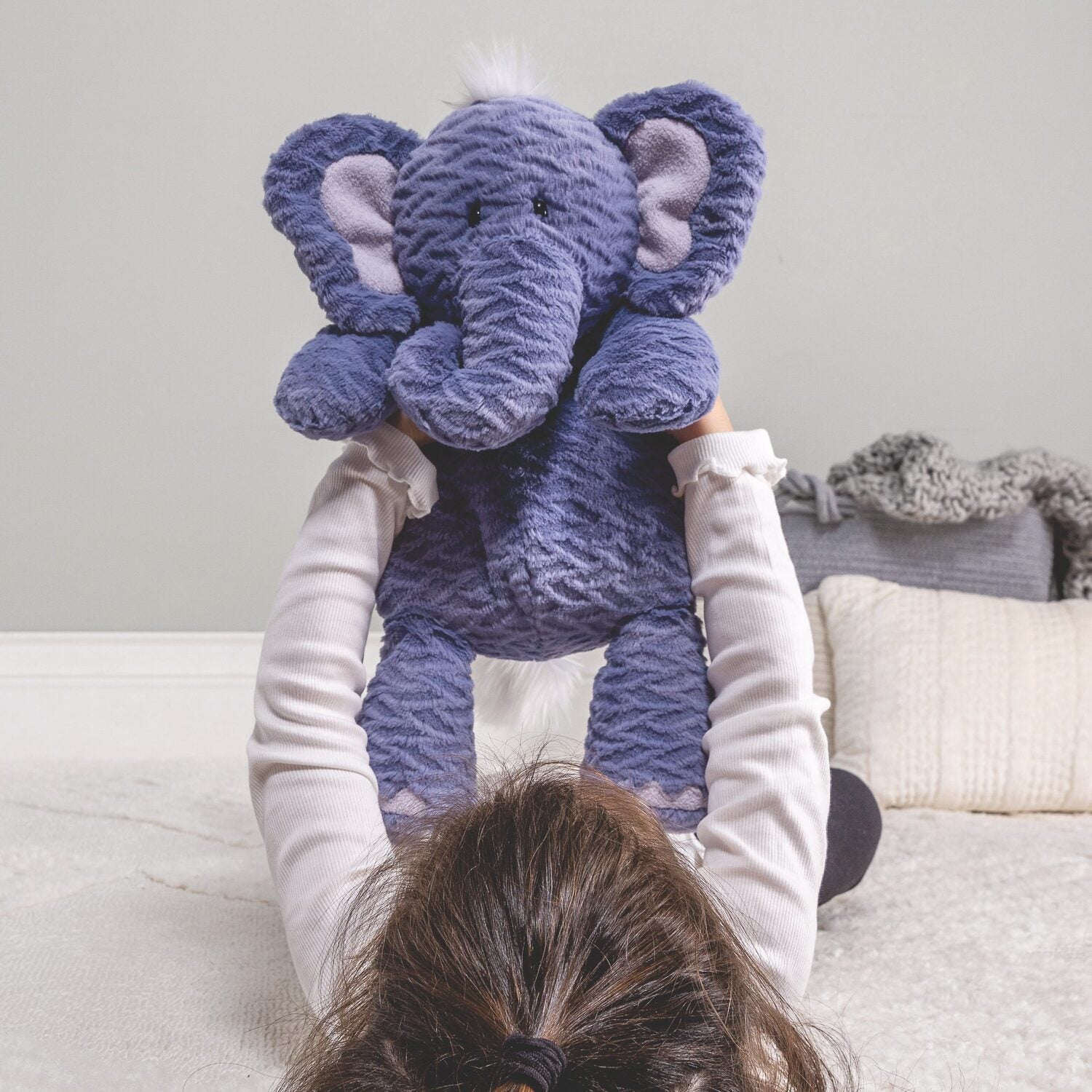 Fabfuzz Indigo Elephant - 16"