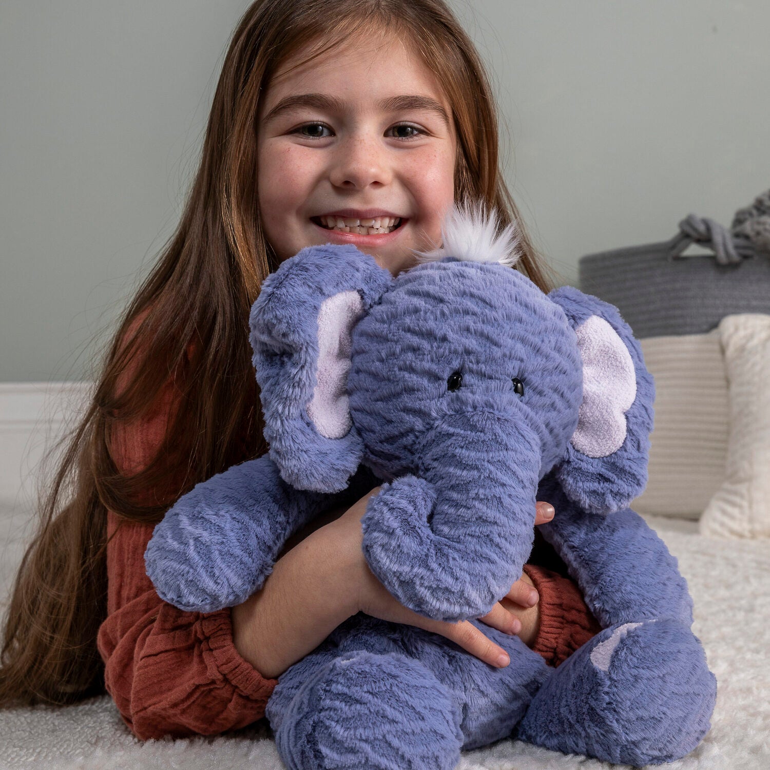 Fabfuzz Indigo Elephant - 16"