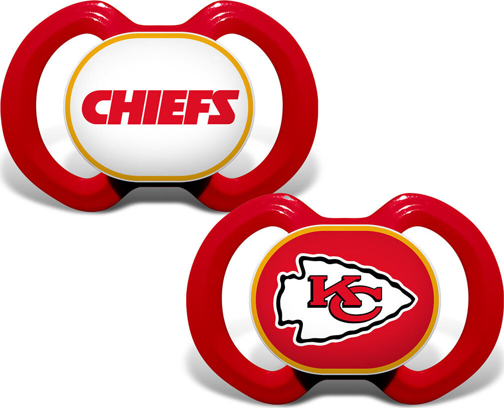 Kansas City Chiefs NFL Pacifier 2-Pack