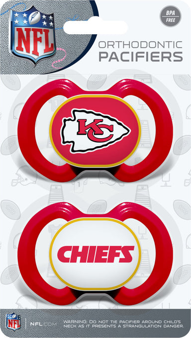 Kansas City Chiefs NFL Pacifier 2-Pack