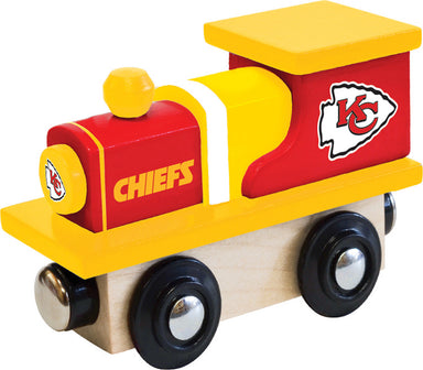 Kansas City Chiefs NFL Wood Train Engine