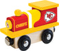Kansas City Chiefs NFL Wood Train Engine