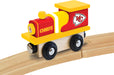 Kansas City Chiefs NFL Wood Train Engine