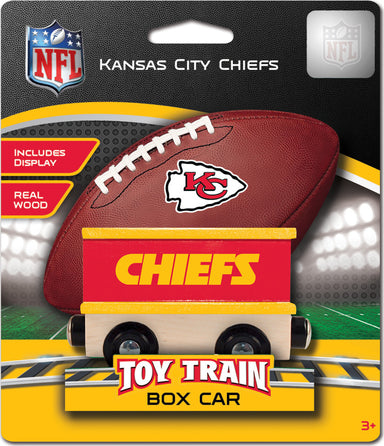 Kansas City Chiefs NFL Wood Box Train Car