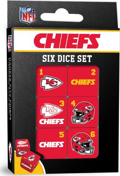 Kansas City Chiefs NFL Dice Set