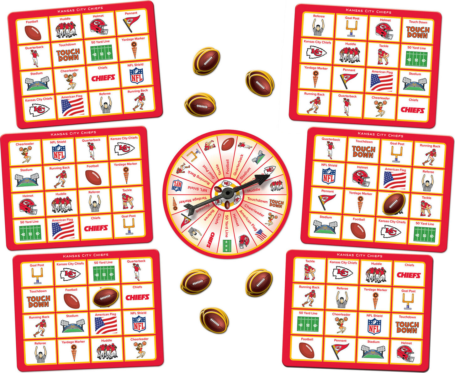 Kansas City Chiefs NFL Bingo Game