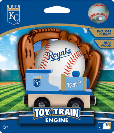 Kansas City Royals MLB Wood Train Engine