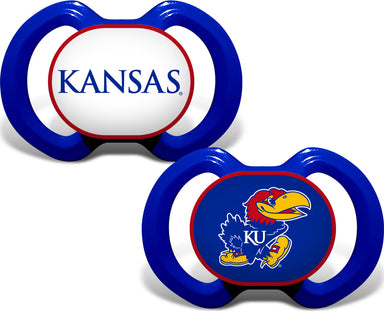 Kansas Jayhawks NCAA Pacifier 2-Pack