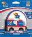 Kansas Jayhawks NCAA Wood Train Engine