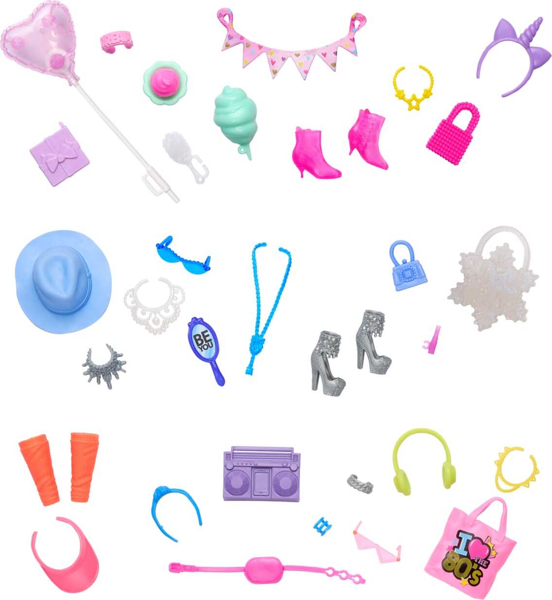 Barbie Accessories, Themed Storytelling Packs for Barbie Dolls (assorted)