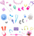 Barbie Accessories, Themed Storytelling Packs for Barbie Dolls (assorted)