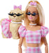 Barbie Twinning Looks Fashion Doll with Pet Dog, Matching Pink Clothes & Accessories, Blonde