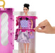 Barbie Closet with Spin & Style Feature, Vanity, Ottoman, 4 Fashions, 20+ Pieces, Portable Storage