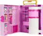 Barbie Closet with Spin & Style Feature, Vanity, Ottoman, 4 Fashions, 20+ Pieces, Portable Storage