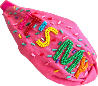 Beaded Birthday Headband (assorted)