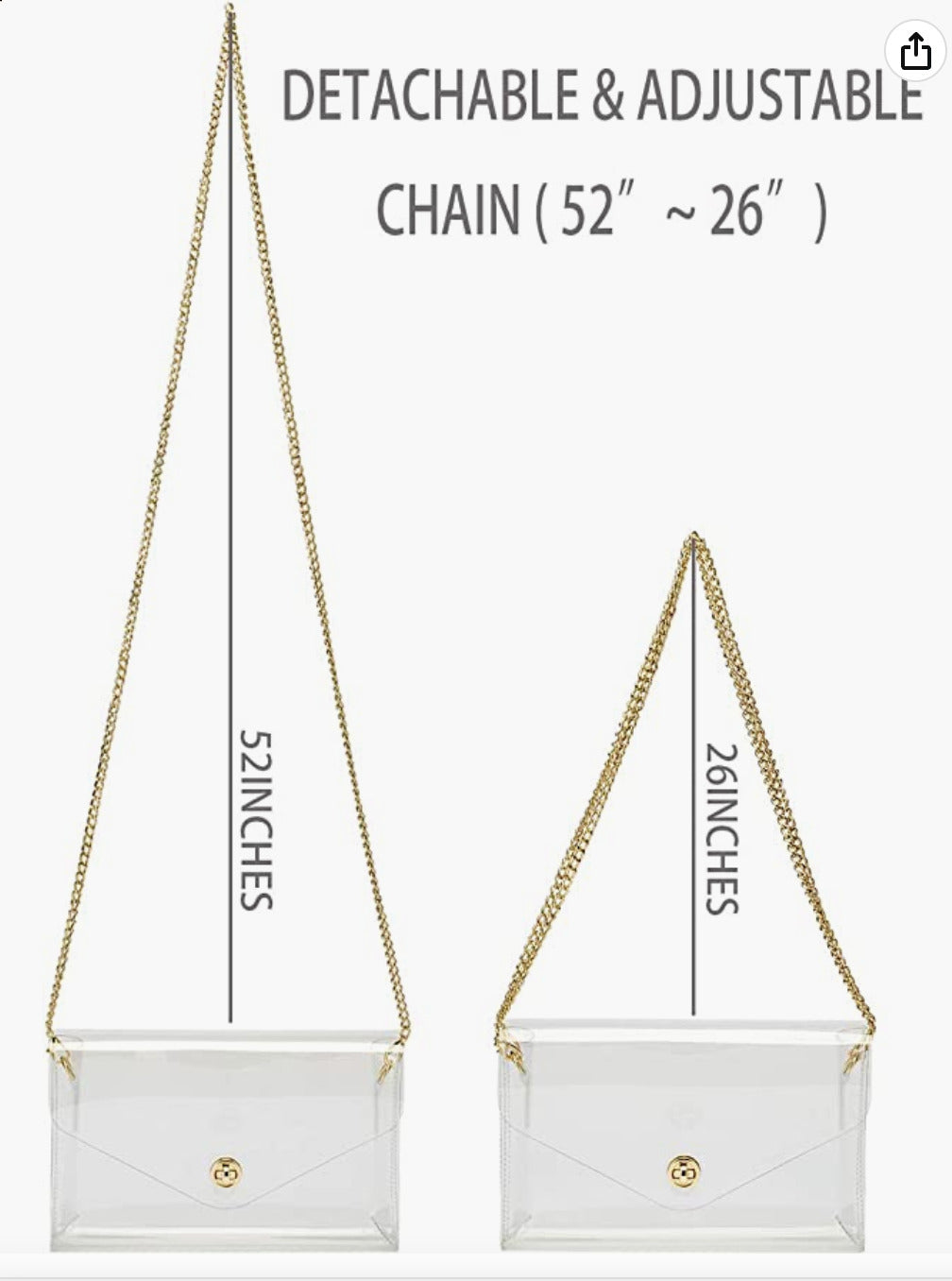 Clear Crossbody Purse