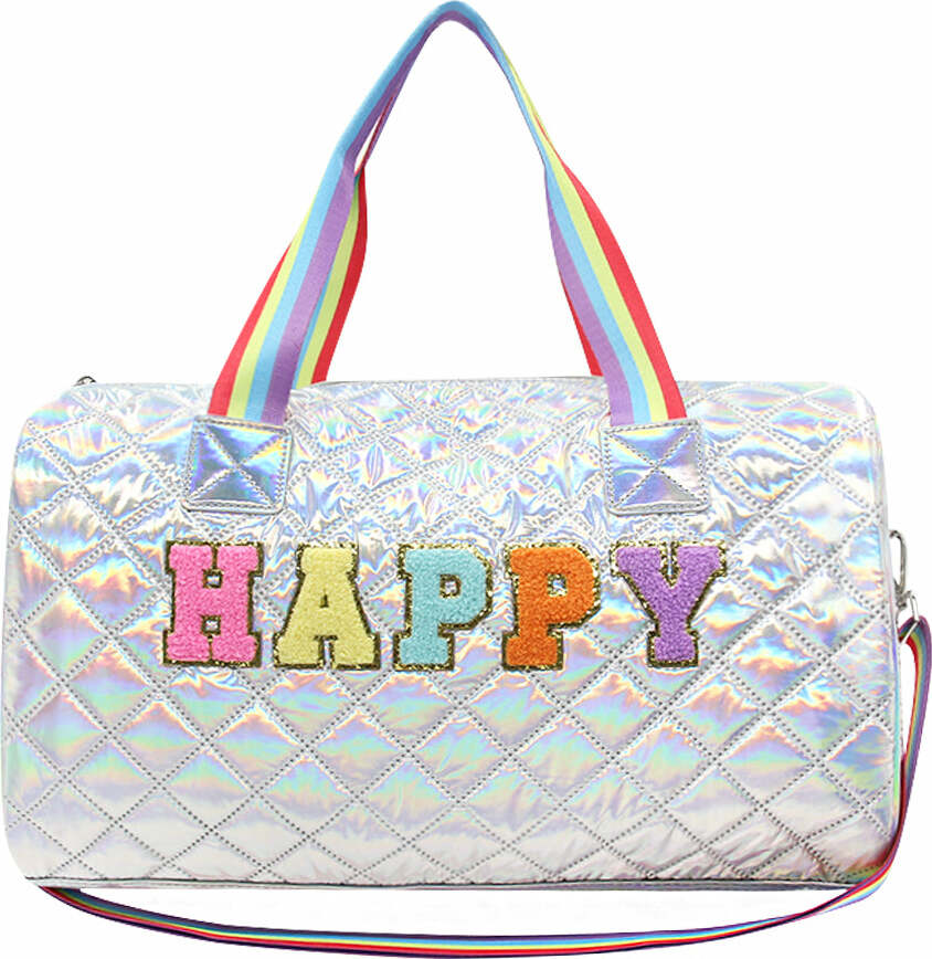 Varsity Happy Duffel Bag