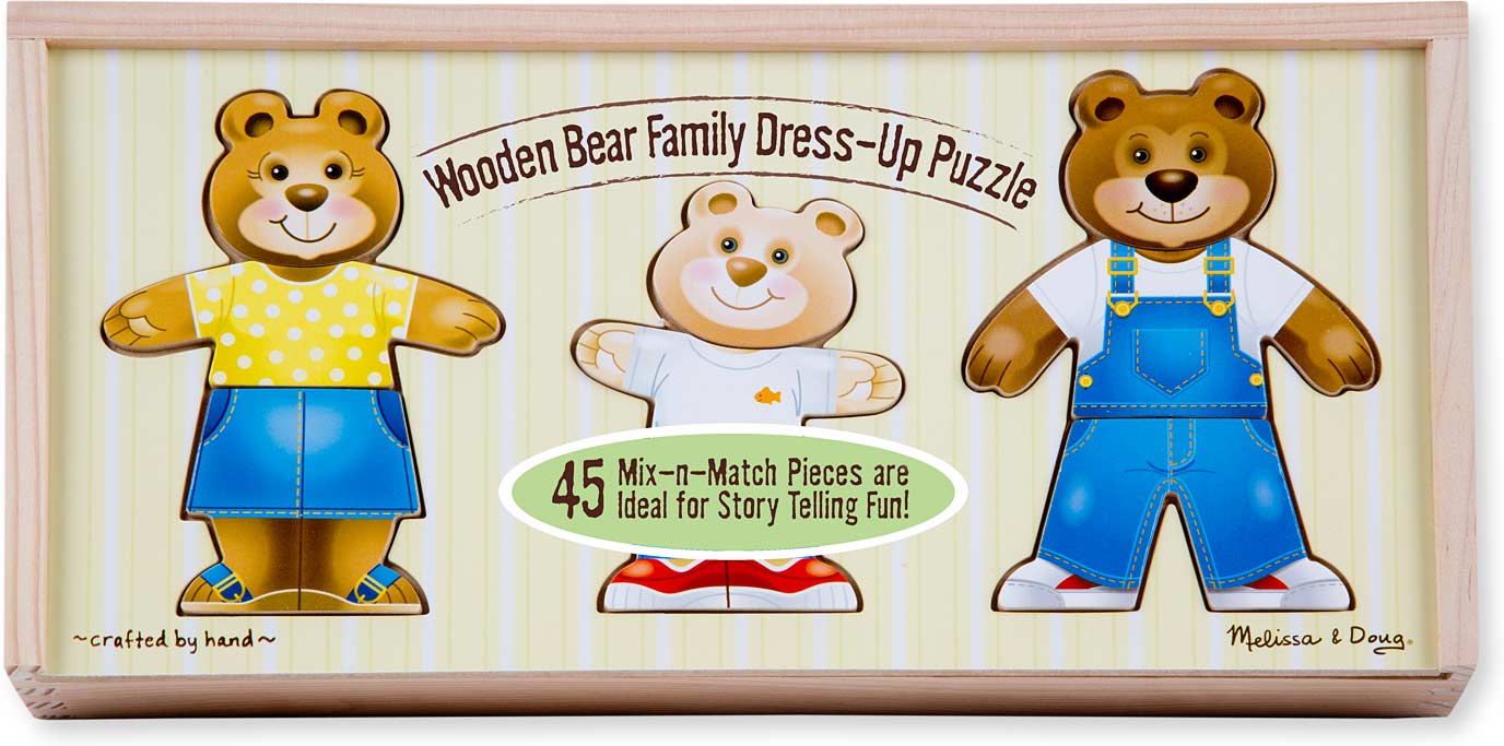 Bear Family Dress-Up Puzzle