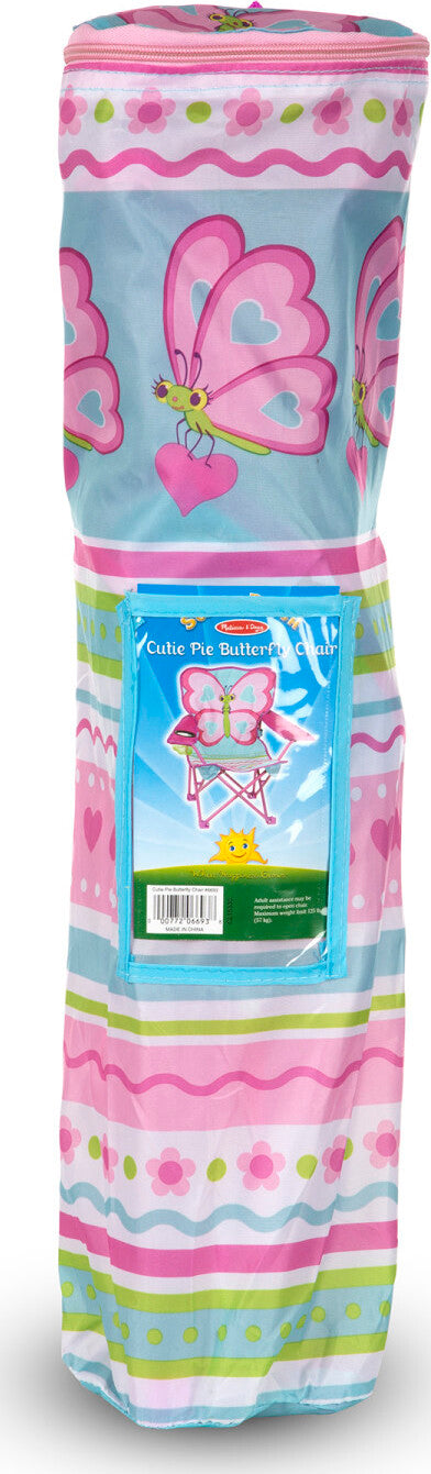 Cutie Pie Butterfly Camp Chair
