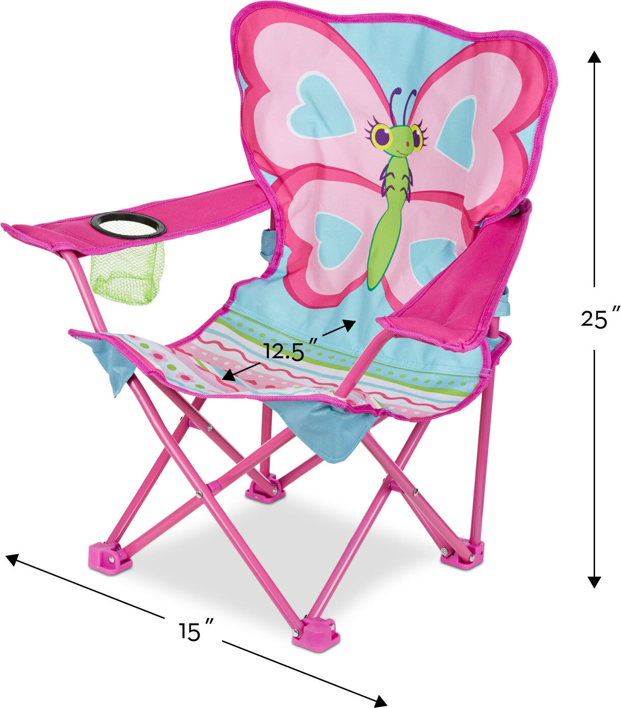 Cutie Pie Butterfly Camp Chair