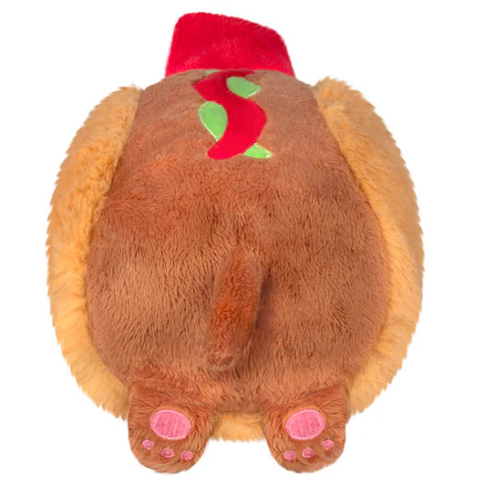 Mini Squishable Festive Dachshund Hot Dog