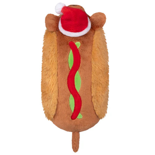 Mini Squishable Festive Dachshund Hot Dog