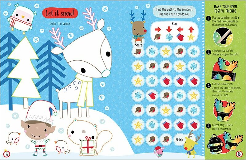 Scratch and Sparkle Christmas Activity Book
