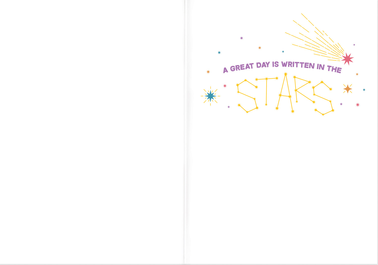 Foil: A Great Day Is Written In The Stars Card