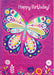 Sparkle Butterfly Foil Card
