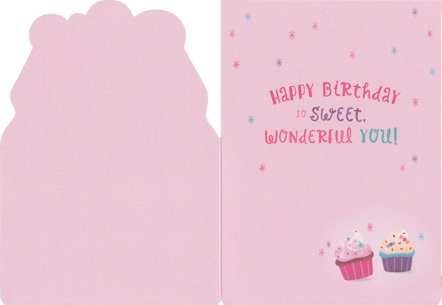 Princess Castle Cake Die-Cut Card