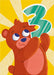 Birthday Card -Yippee You're 3