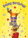 Stacked Dogs Glitter Tall Tri-fold Card