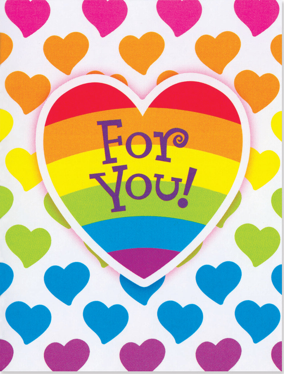 Rainbow Heart Card