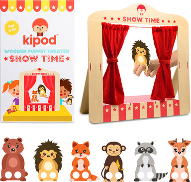 Wooden Tabletop Puppet Theater