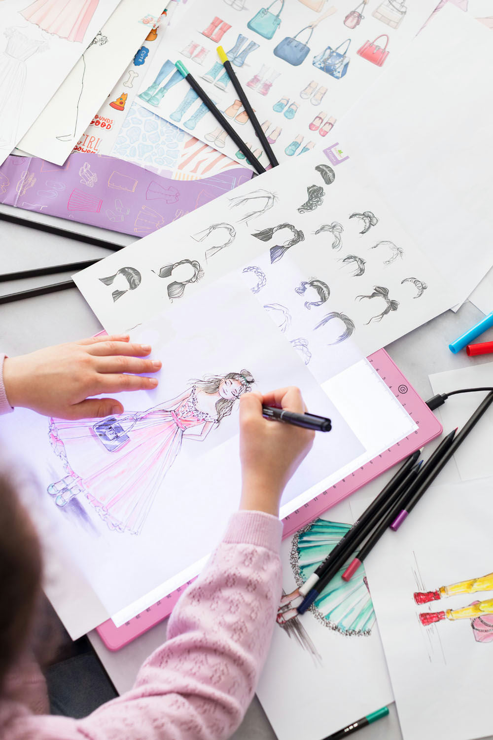 Sycomore Stylist's Workshop with LED Light Pad