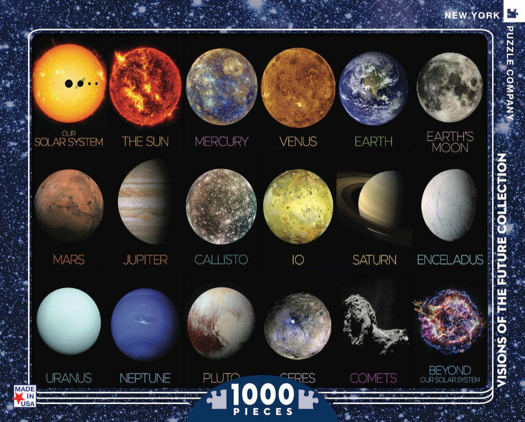 The Solar System Puzzle (1000 Pc)