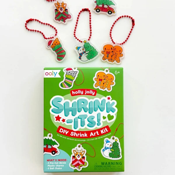 Holly Jolly Shrink-Its DIY Shrink Art Kit