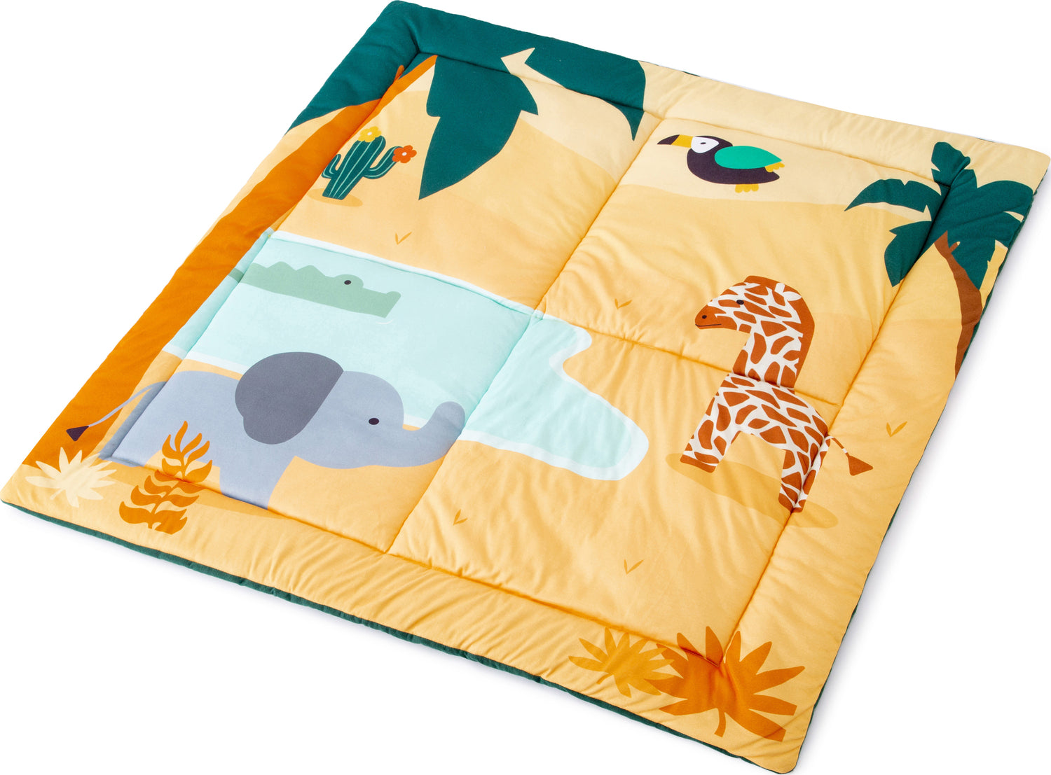 Patchwork Play Mat - Jungle