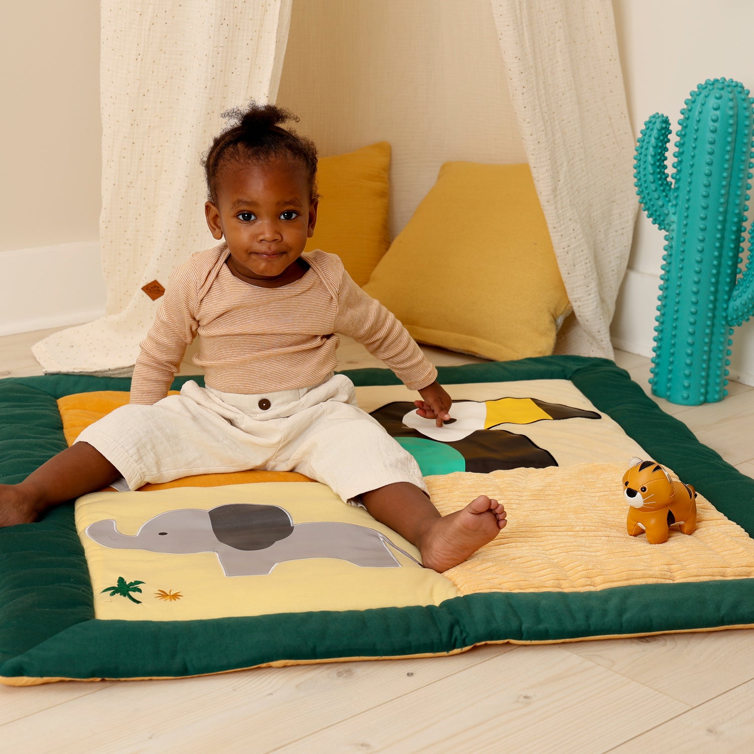 Patchwork Play Mat - Jungle