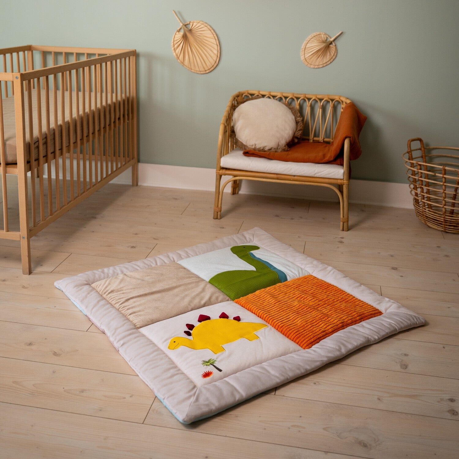 Patchwork Play Mat - Dino