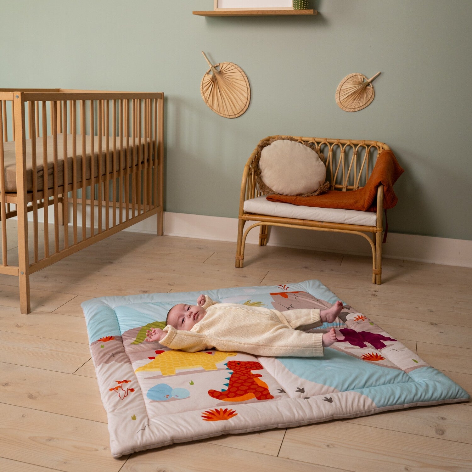 Patchwork Play Mat - Dino