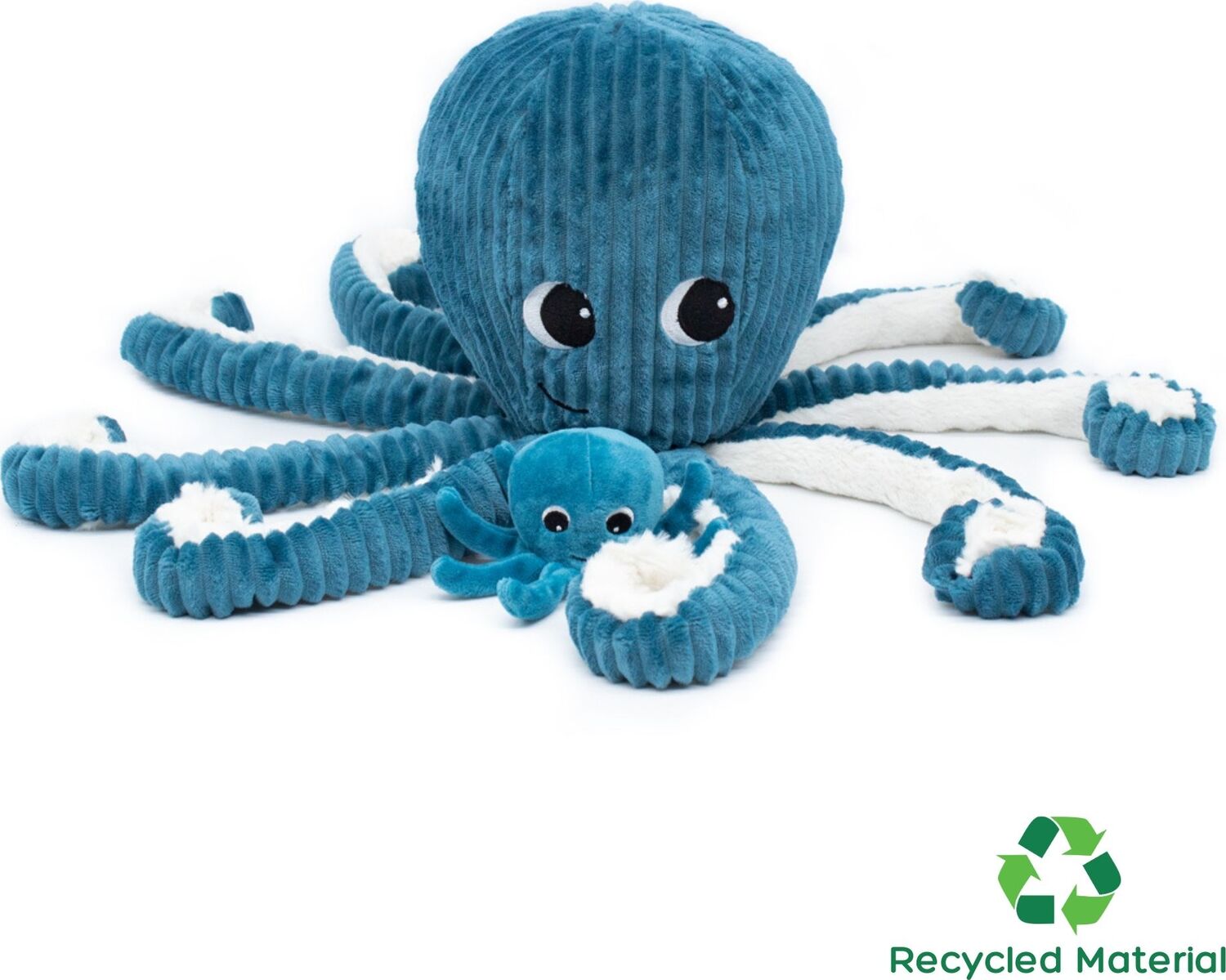 Octopus Mom and Her Baby (Blue)