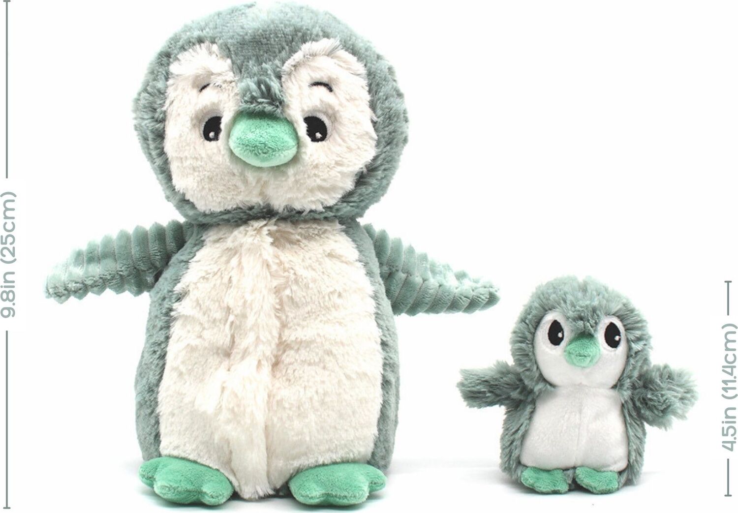 Penguin Mom and Her Baby (Mint)