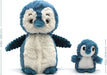 Penguin Mom and Her Baby (Blue)