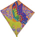 25 in. Diamond Kite - Butterfly and Wildflowers