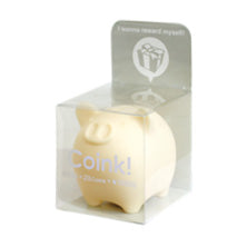 Coink! Piggy Bank - White