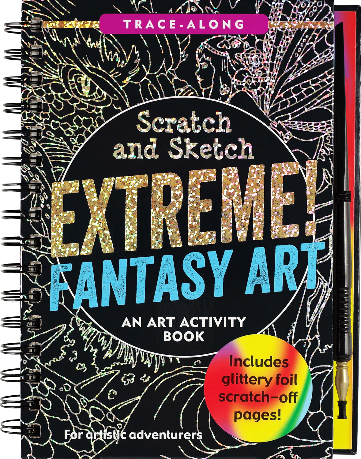 Scratch & Sketch Extreme Fantasy Art (Trace Along)