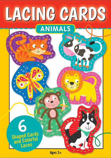 Animals Lacing Cards (set of 6 cards)