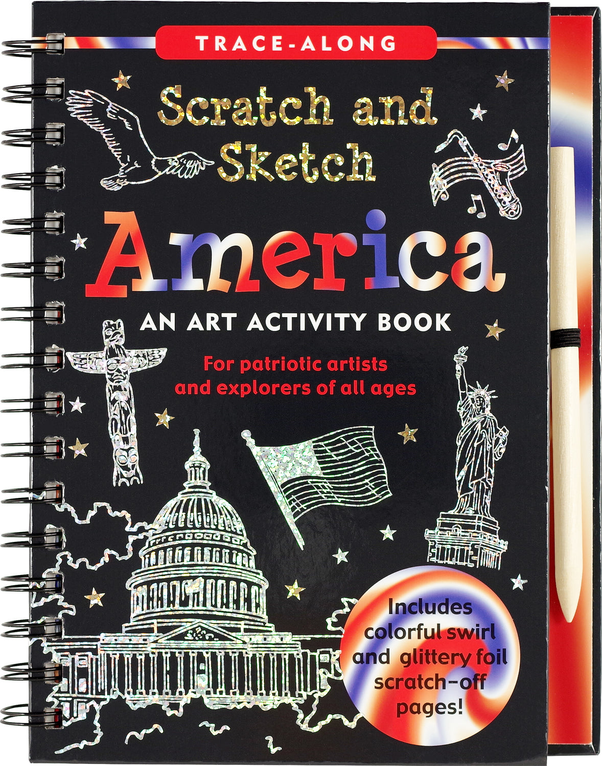 Scratch & Sketch America (Trace-Along): An Art Activity Book