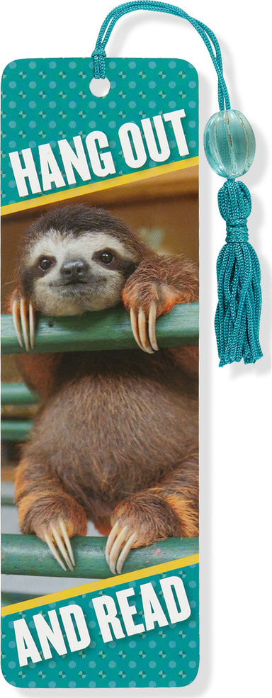 Baby Sloth Beaded Bookmark